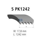 Keilrippenriemen DT Spare Parts 6.31507