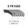Keilrippenriemen DT Spare Parts 6.31517 Bild Keilrippenriemen DT Spare Parts 6.31517