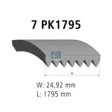 Keilrippenriemen DT Spare Parts 6.31543