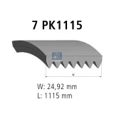 Keilrippenriemen DT Spare Parts 6.31549