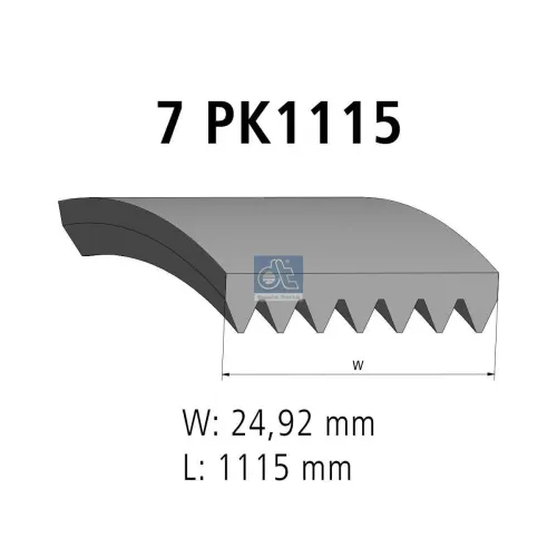 Keilrippenriemen DT Spare Parts 6.31549 Bild Keilrippenriemen DT Spare Parts 6.31549