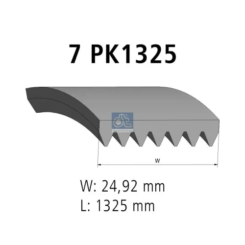 Keilrippenriemen DT Spare Parts 7.54807 Bild Keilrippenriemen DT Spare Parts 7.54807