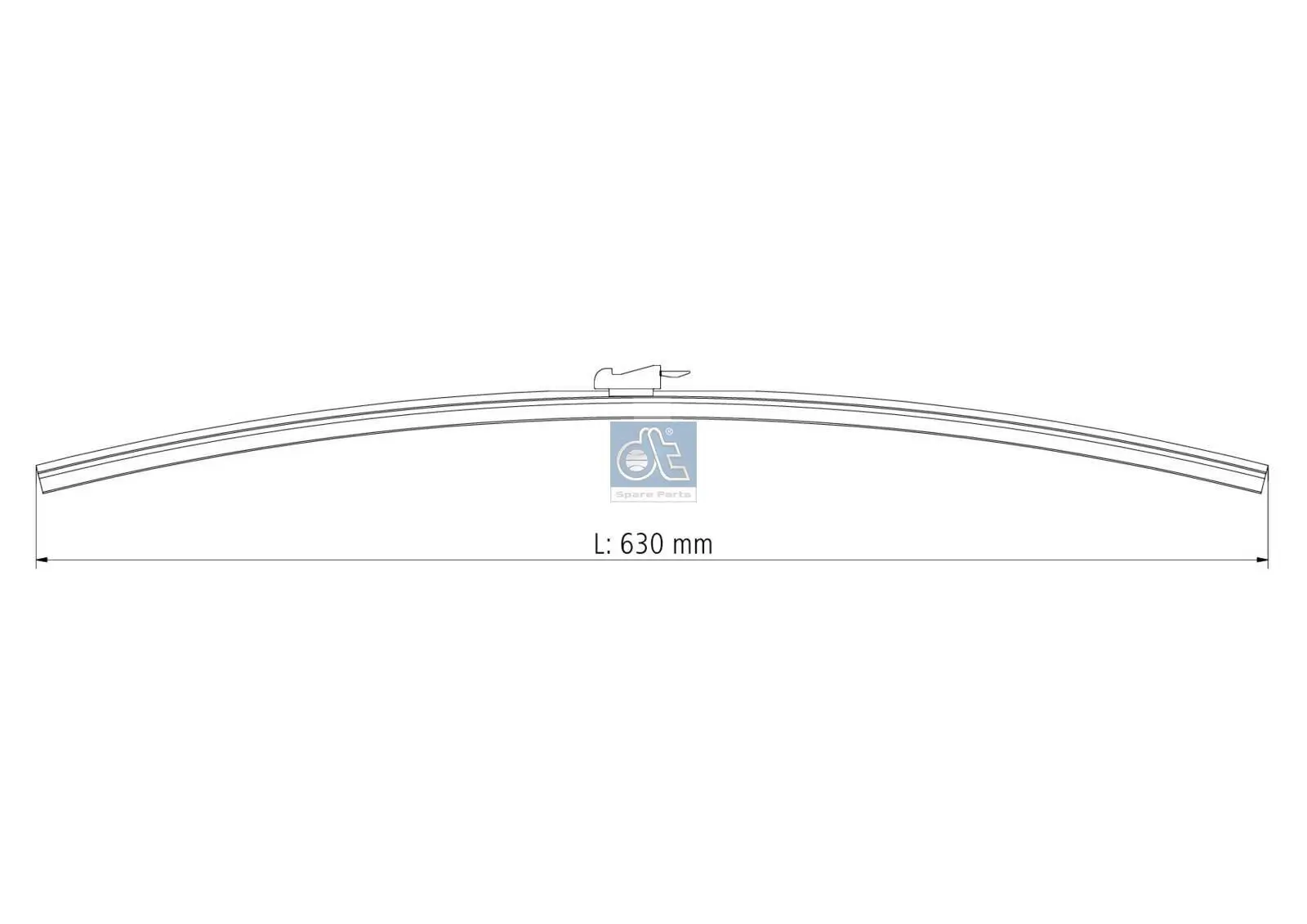 Wischblatt vorne DT Spare Parts 7.80190