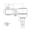 Winkelgelenk, Lenkschubstange DT Spare Parts 4.68100 Bild Winkelgelenk, Lenkschubstange DT Spare Parts 4.68100