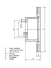 Bremsscheibe Vorderachse DT Spare Parts 4.63998 Bild Bremsscheibe Vorderachse DT Spare Parts 4.63998