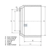 Bremstrommel Hinterachse DT Spare Parts 4.67241 Bild Bremstrommel Hinterachse DT Spare Parts 4.67241