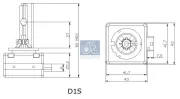 Glühlampe, Hauptscheinwerfer 85 V 35 W D1S (Gasentladungslampe) DT Spare Parts 3.32943