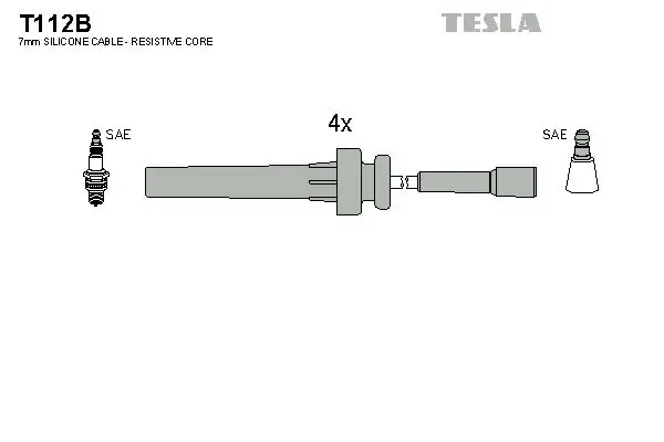 Zündleitungssatz TESLA T112B