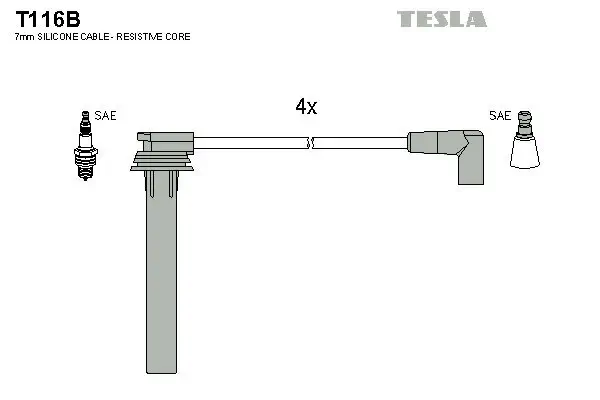 Zündleitungssatz TESLA T116B