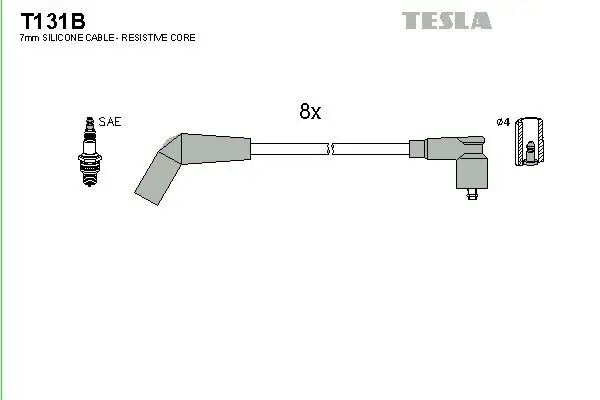 Zündleitungssatz TESLA T131B