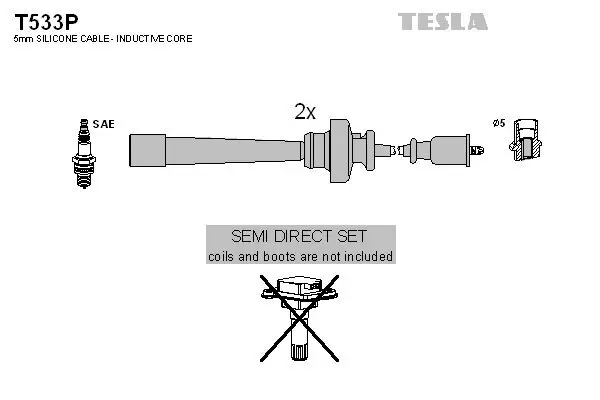 Zündleitungssatz TESLA T533P