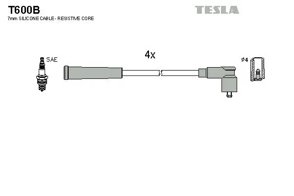 Zündleitungssatz TESLA T600B