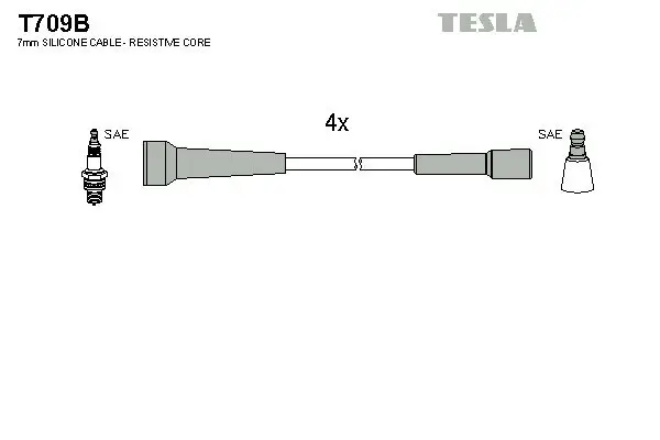 Zündleitungssatz TESLA T709B