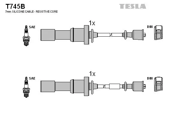 Zündleitungssatz TESLA T745B