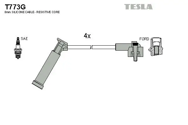 Zündleitungssatz TESLA T773G