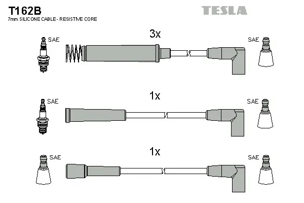 Zündleitungssatz TESLA T162B