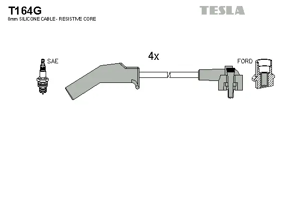 Zündleitungssatz TESLA T164G