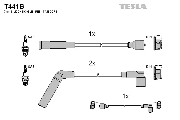 Zündleitungssatz TESLA T441B