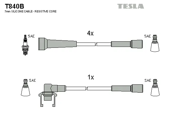 Zündleitungssatz TESLA T840B
