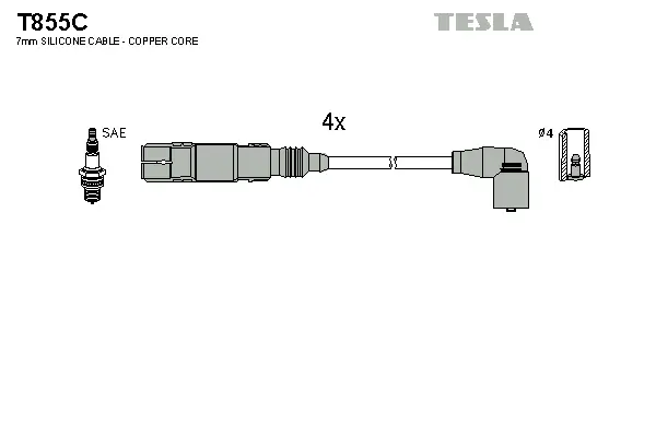 Zündleitungssatz TESLA T855C