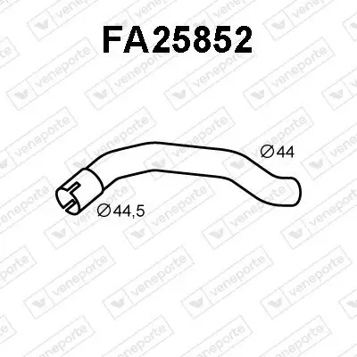 Abgasrohr VENEPORTE FA25852