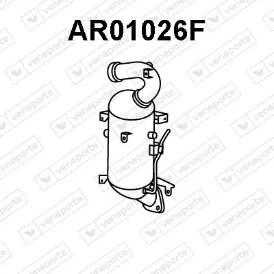Ruß-/Partikelfilter, Abgasanlage VENEPORTE AR01026F Bild Ruß-/Partikelfilter, Abgasanlage VENEPORTE AR01026F
