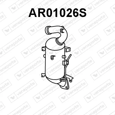 Ruß-/Partikelfilter, Abgasanlage VENEPORTE AR01026S Bild Ruß-/Partikelfilter, Abgasanlage VENEPORTE AR01026S