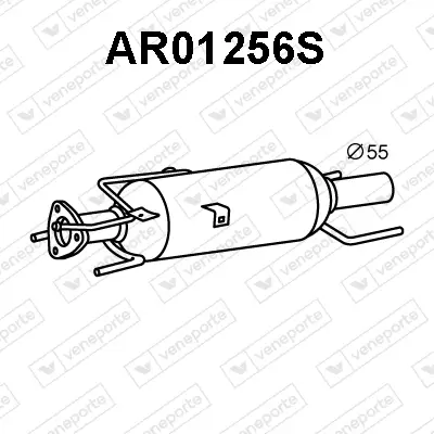 Ruß-/Partikelfilter, Abgasanlage VENEPORTE AR01256S Bild Ruß-/Partikelfilter, Abgasanlage VENEPORTE AR01256S