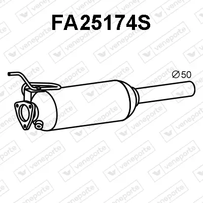 Ruß-/Partikelfilter, Abgasanlage VENEPORTE FA25174S
