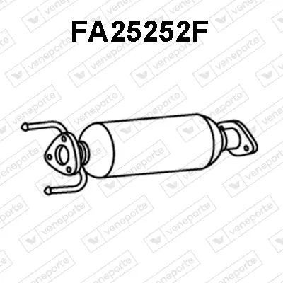 Ruß-/Partikelfilter, Abgasanlage VENEPORTE FA25252F Bild Ruß-/Partikelfilter, Abgasanlage VENEPORTE FA25252F