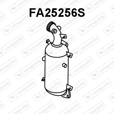 Ruß-/Partikelfilter, Abgasanlage VENEPORTE FA25256S Bild Ruß-/Partikelfilter, Abgasanlage VENEPORTE FA25256S