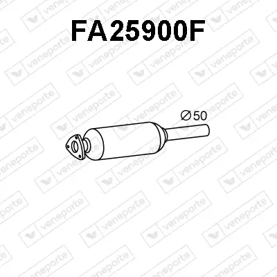 Ruß-/Partikelfilter, Abgasanlage VENEPORTE FA25900F