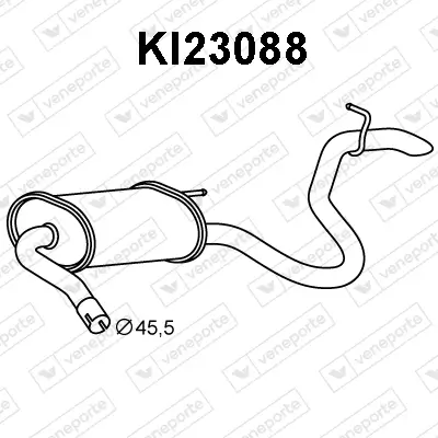 Endschalldämpfer VENEPORTE KI23088 Bild Endschalldämpfer VENEPORTE KI23088