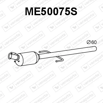 Ruß-/Partikelfilter, Abgasanlage VENEPORTE ME50075S