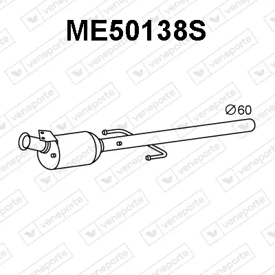 Ruß-/Partikelfilter, Abgasanlage VENEPORTE ME50138S Bild Ruß-/Partikelfilter, Abgasanlage VENEPORTE ME50138S
