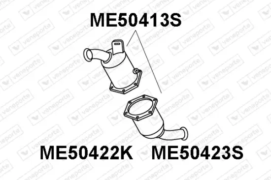 Ruß-/Partikelfilter, Abgasanlage VENEPORTE ME50413S Bild Ruß-/Partikelfilter, Abgasanlage VENEPORTE ME50413S
