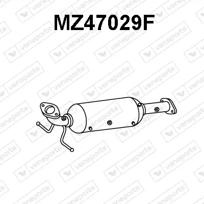 Ruß-/Partikelfilter, Abgasanlage VENEPORTE MZ47029F
