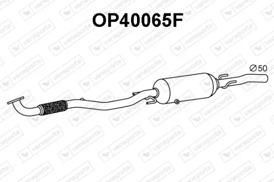 Ruß-/Partikelfilter, Abgasanlage VENEPORTE OP40065F Bild Ruß-/Partikelfilter, Abgasanlage VENEPORTE OP40065F
