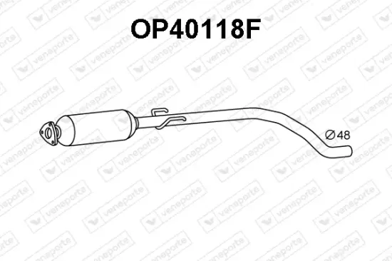 Ruß-/Partikelfilter, Abgasanlage VENEPORTE OP40118F Bild Ruß-/Partikelfilter, Abgasanlage VENEPORTE OP40118F