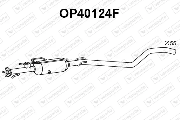 Ruß-/Partikelfilter, Abgasanlage VENEPORTE OP40124F