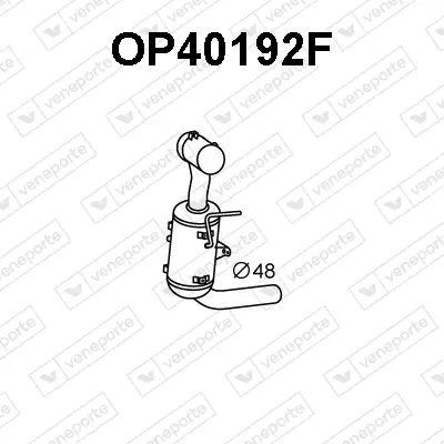 Ruß-/Partikelfilter, Abgasanlage VENEPORTE OP40192F