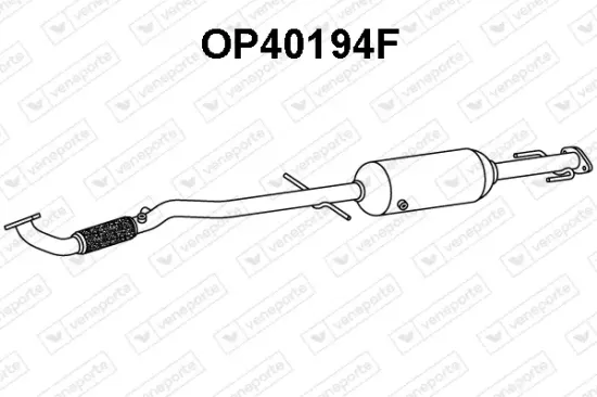 Ruß-/Partikelfilter, Abgasanlage VENEPORTE OP40194F Bild Ruß-/Partikelfilter, Abgasanlage VENEPORTE OP40194F