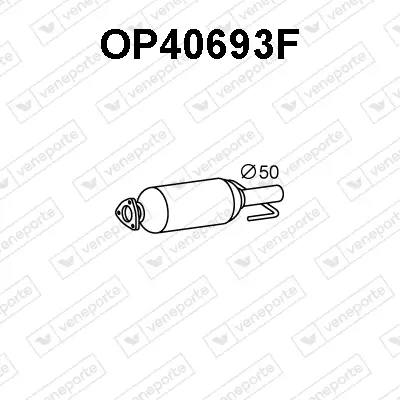 Ruß-/Partikelfilter, Abgasanlage VENEPORTE OP40693F Bild Ruß-/Partikelfilter, Abgasanlage VENEPORTE OP40693F