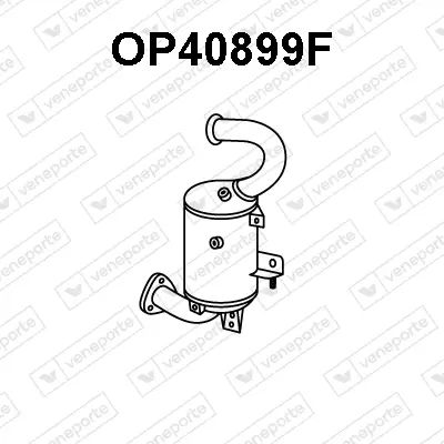 Ruß-/Partikelfilter, Abgasanlage VENEPORTE OP40899F Bild Ruß-/Partikelfilter, Abgasanlage VENEPORTE OP40899F