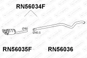 Ruß-/Partikelfilter, Abgasanlage VENEPORTE RN56034F