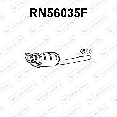 Ruß-/Partikelfilter, Abgasanlage VENEPORTE RN56035F Bild Ruß-/Partikelfilter, Abgasanlage VENEPORTE RN56035F