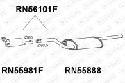 Ruß-/Partikelfilter, Abgasanlage VENEPORTE RN56101F