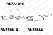 Ruß-/Partikelfilter, Abgasanlage VENEPORTE RN56101S