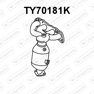 Katalysator VENEPORTE TY70181K Bild Katalysator VENEPORTE TY70181K