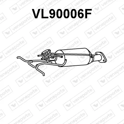 Ruß-/Partikelfilter, Abgasanlage VENEPORTE VL90006F